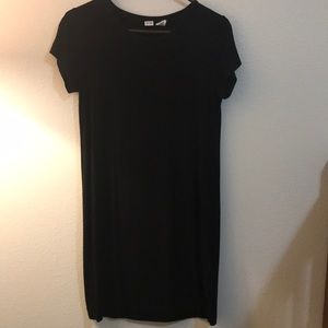 Black t-shirt dress